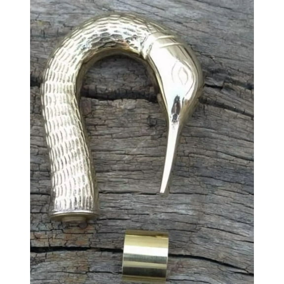 Nautical Designer Solid Nickel Swan Head Handle for Walking Stick Cane Shaft (ONLY HANDLE)