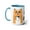 Light Blue, variant on Cat Mom Two-Tone Coffee Mugs, 15oz