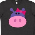 thumbnail image 4 of Inktastic Girl Hippo Youth T-Shirt, 4 of 5