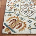 thumbnail image 4 of SAFAVIEH Heritage Dijana Tribal Wool Area Rug, Ivory/Grey, 8' x 10', 4 of 9