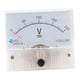thumbnail image 3 of Voltímetro 85C1 DC 0-20V 0-50V 0-100V 0-300V 0-500V Rectangular Clase 2.5 Analógico CC 0-200 V, 3 of 9