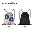 thumbnail image 5 of Bingfone Donuts Drawstrings Backpacks Bags For Men Women Gym Drawstrings Bag, 5 of 9