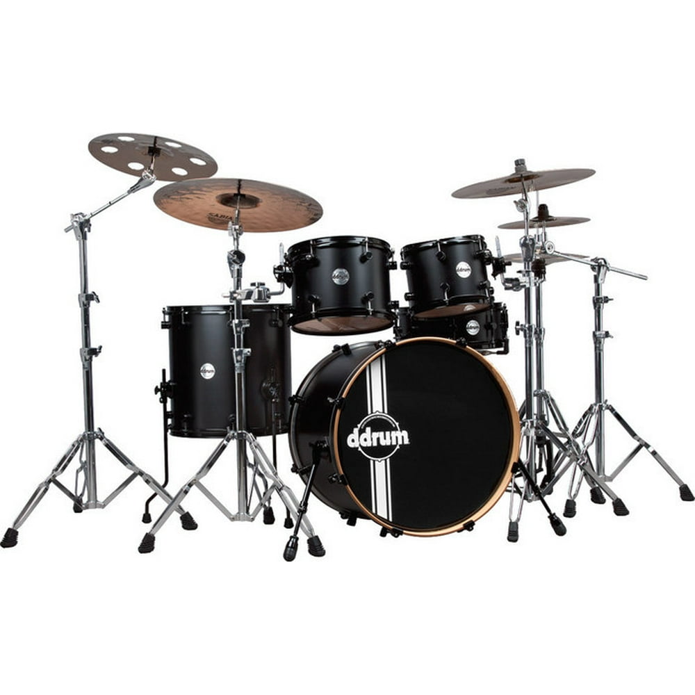 Ddrum REFLEX RSL 22 5 PC BKS Reflex Series Alder Shell Drum Kit W