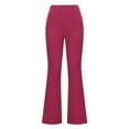 thumbnail image 6 of Babysbule Long Pants for Women Women's Fashion Comfortable Solid Color Pocket Casual Flared Pants, 6 of 9