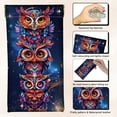 thumbnail image 3 of 2Pcs 2 Styles Owl Glasses Case Soft Sunglasses Bag PU Leather Portable Waterproof Slim Squeeze Animal Eyeglasses Goggles, 3 of 6