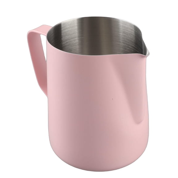 BOKYAN 600 ML 304 Stainless Steel Coffee Frother & Latte Art Pitcher with Inner Scale and Pointed Mouth