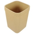 thumbnail image 6 of SEWCHICS 1Pack Office Waste Bin Household Trash Bin Wicker Weave Style Rectangular Simple Design For Home, 6 of 8
