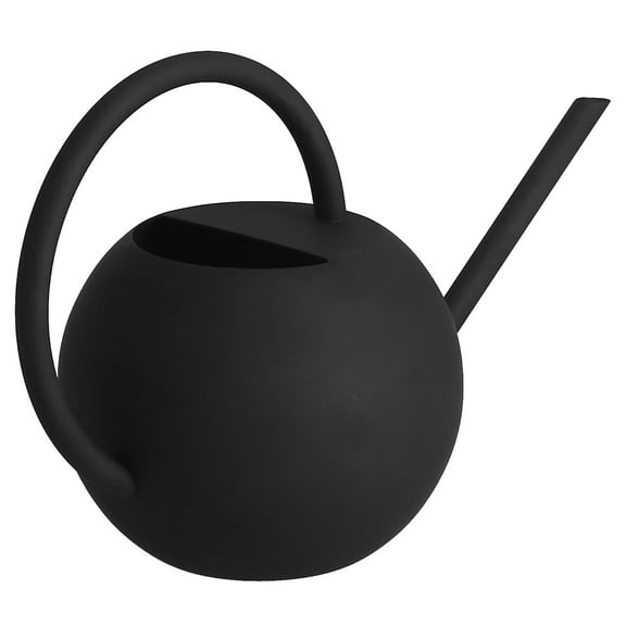 CNMF 400ml Watering Can Black Stainless Steel Flower Plant Watering Kettle Pot For Garden Patio Balcony,Watering Equipment