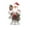 white-1C-home supplies, variant on ABPWLY Home 30cm Tall Standing Santa Claus Cloth Figure with Gift Bag Christmas Home Scene Decoration Ornament Gold White Dorm Room Essential