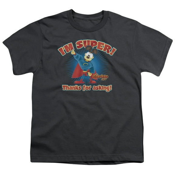 Garfield - Super - Youth Short Sleeve Shirt - Large