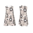 thumbnail image 7 of Lsque Cartoon Bear Brown Pattern Summer Dresses for Women – Sleeveless T-Shirt Swing Sundress, Perfect for the Beach and Casual Days, 7 of 7