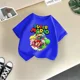 thumbnail image 4 of Camiseta de algodón de verano para niños y niñas con estampado de dibujos animados de Mario, cómoda y informal, con diseño de Sunshine, para juego de bebés y niños, 4 of 5