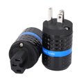 thumbnail image 5 of M102R/F102R 2 uds Enchufe de alimentación de Audio enchufe de alimentación de Audio chapado en rodio de cobre puro 100-250V, 5 of 5