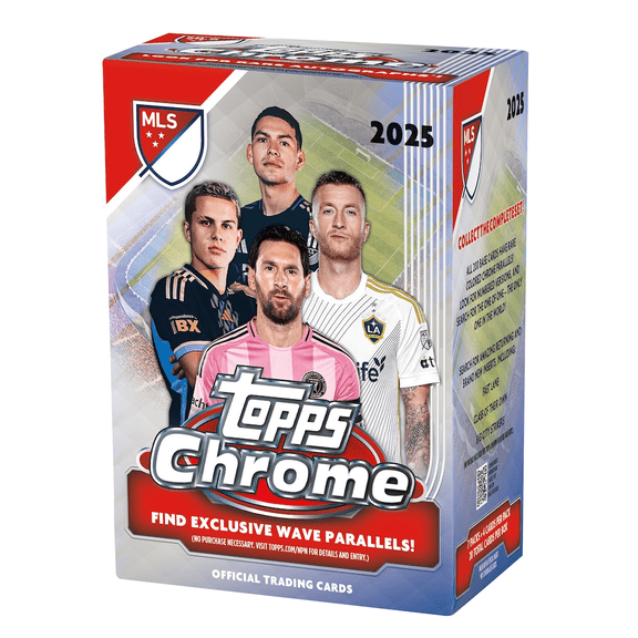 Collectible 2025 Topps MLS Chrome Factory Sealed Value Box