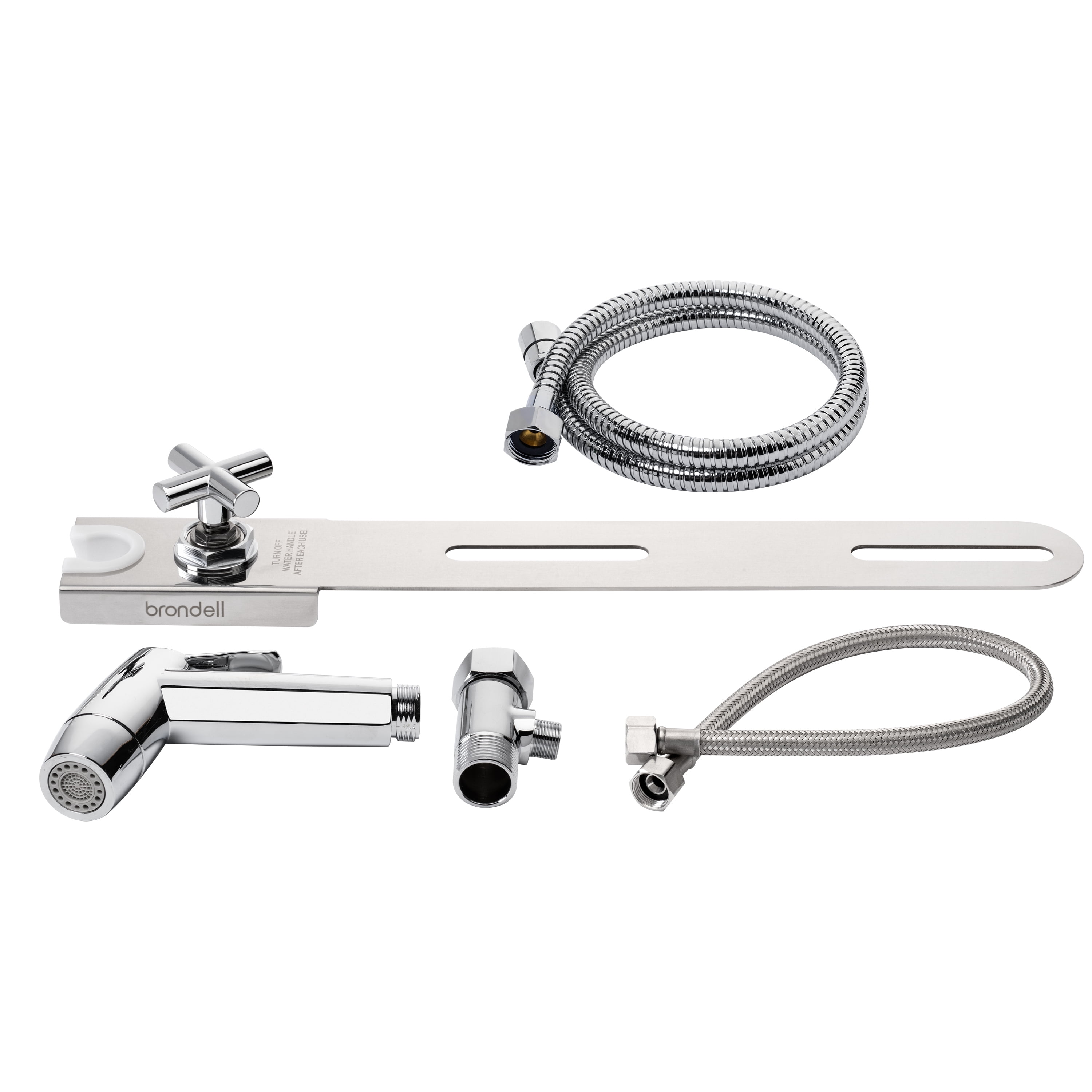 CleanSpa Easy Hand-Held Bidet Holster with Integrated Shut Off