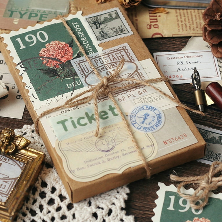 Crafty Secrets / Vintage Stickers / Fond Recollections / Journal / Junk  Journaling / Scrapbooking / / Art Journal / Card Making 