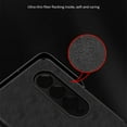 thumbnail image 6 of Nalacover for Samsung Galaxy Z Fold4 Case with Tempered Glass Screen Film Hidden Bracket, Shockproof Luxury PU Leather Magnetic Hinge Protection Anti-Scratches Cover for Galaxy Z Fold4,Black, 6 of 7