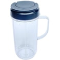 thumbnail image 2 of Pièces de Rechange Tasse Haute 22oz avec Couvercle Rabattable, Compatible avec Magic Bullet MB1001 250W Blender Centrifugeuse (2 PACK), 2 of 8