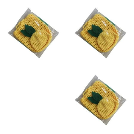 

wrea3pcs Adorable Pineapple Baby Handmade Crochet Knitted Photo Shoot Outfits Sleeping Bags Hat Set