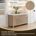 thumbnail image 5 of Cerrito 60" Wood Vanity in Nature Oak Engineered Stone Top no Mirror, 5 of 15