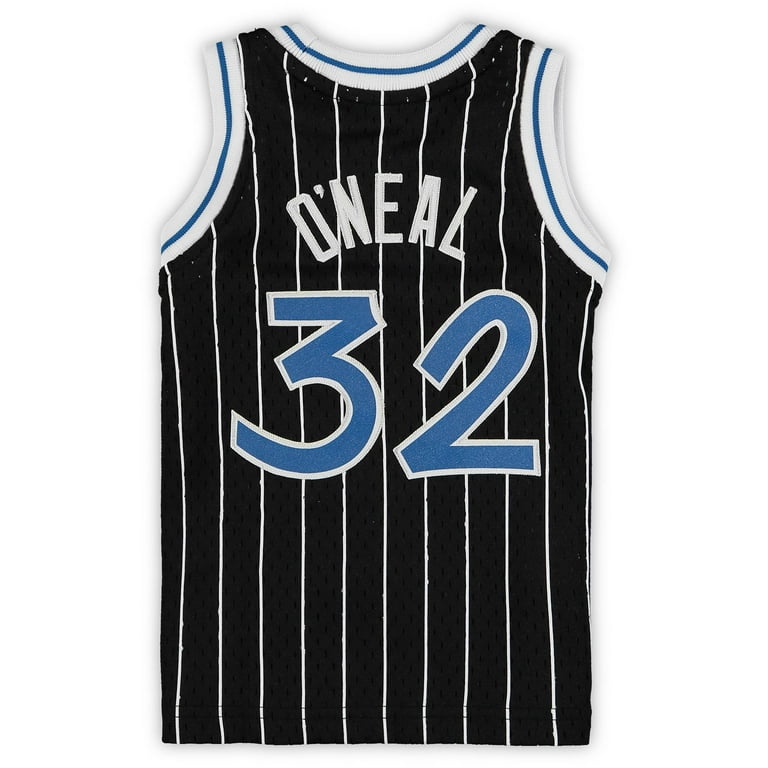 Shaquille O'Neal Orlando Magic Autographed Black Mitchell & Ness Authentic  Jersey