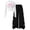 girl clothes#12 White, variant on HCNTES Tween Girls Clothes 2PCS Sets Crop Tops & Flare Pants with Fashion Print Summer Outfits Teen Girls School Clothing Set 4th of July Outfits for Girls