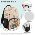 thumbnail image 7 of Pzuqiu Capybara Print School Backpack for Kids Boys Girls Elementary Large Capacity Adjustable Padded Straps 17 Inch Backpack Back to School Supplies Travel Daily Use, 7 of 7
