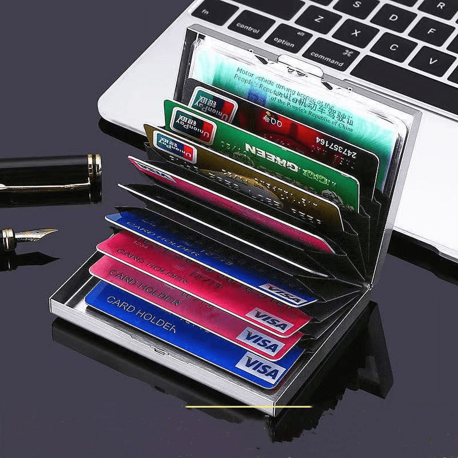 Étui Pour Cartes De Crédit Avec Protection Rfid Black à Prix