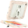 thumbnail image 6 of ELEHOLD for iPad mini 5/mini 4 7.9 inch 2019/2015 Ragged Case, Soft Silicone Hard PC Shoulder Strap Built-Kickstand Anti-Drop Shockproof Heavy Duty Protective Cover Case,Rosegold, 6 of 10