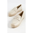 thumbnail image 2 of Sam Edelman Kai Slip On Rounded Toe Cork Detailed Fashion Espadrilles Loafers (Modern Ivory, 5), 2 of 5