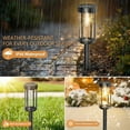 thumbnail image 3 of 10 Pack Solar Pathway Lights Outdoor, Waterproof LED Solar Garden Lights with Warm White Glow, Dusk to Dawn Automatic Landscape Lighting for Yard, Lawn, Walkway, 3 of 7