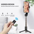 thumbnail image 4 of Selfie Stick telescópico Selfie Trípode Bluetooth Control de obturador remoto Estabilizador Soporte para teléfono Inevent EL001960-00B, 4 of 7