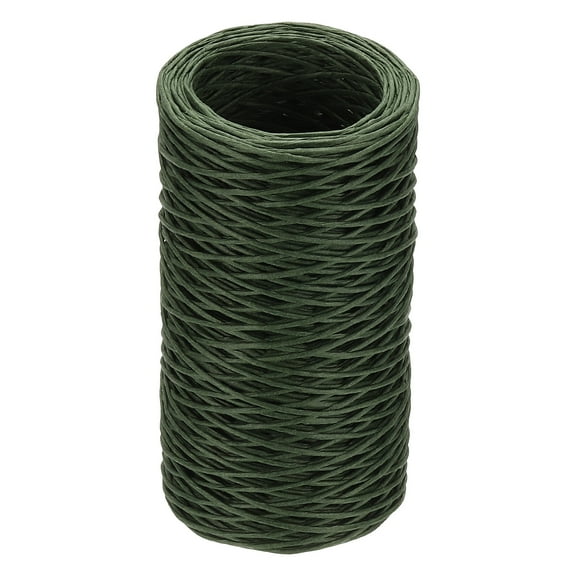 Uxcell 55 Yards Floral Bind Wire Wrap Twine, 1mm Floral Wire Vine Bind Wire Rustic Craft Wire for DIY Projects Flower Bouquet Making Wreath Gift Wrapping Wedding Decoration, Green