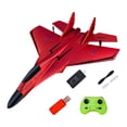 thumbnail image 2 of Avión de ala fija RC planeador Jet Fighter RC espuma avión modelo juguete RC avión juguete de 8 a 12 años para niños y adultos listo para volar Rojo, 2 of 9
