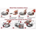 thumbnail image 3 of 360° Spin Mop Bucket System with Wringer, 4 Microfiber Replacement Mop Heads, Stainless Steel Bucket, Household Floor Cleaning Kit, 3 of 6