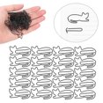 thumbnail image 4 of Mini Paperclip, Durable and Rustproof Cat Paper Clips Portable Paper Clip Bookmark Memo Paper Clips Clamps 30PCS  for  School Supplies, 4 of 8