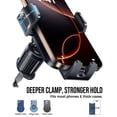 thumbnail image 4 of Delobon Phone Holders for Your Car [One-Button Release] Car Phone Mount 360° Adjustable Vent Cell Phone Holder for Iphone 17 Pro Max 16 15 Samsung S25 S24, 4 of 8