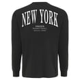 thumbnail image 3 of Unisex Adult Sportiqe Anthracite New York Knicks Athletic Club Collection Sherwood Relaxed Fit Premium Long-Sleeve, 3 of 3