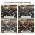 thumbnail image 7 of ODIKA Interlocking Rectangle Animal Print Motif Contemporary Block Non-Slip Low Profile for Guest Room, Lounge, Apartment, 7 of 7