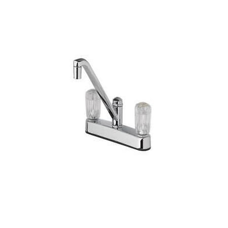 

1pk OakBrook 810N-D4001 Essentials 2 Handle Kitchen Faucet Chrome