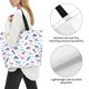 thumbnail image 3 of Balery Dinosaur Bolsa Tote Estilo Estético con Cremalleras, Bolsa de Hombro, Bolsa de Compras Grande y Plegable, 3 of 8