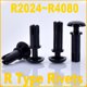 thumbnail image 2 of R2024~R4080 Black Nylon R Type Rivets Push-type Plastic Letter Rivet Clip Expansion For Computer PCB PC Board Motherboard Fixing, 2 of 4