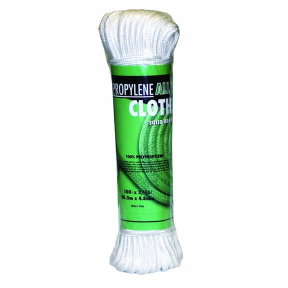 POCL-100 Poly All-Purpose Clothesline 3/16 inch x 100 feet