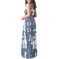 thumbnail image 3 of Vestido largo suelto sin mangas de verano para mujer Vestido largo casual con bolsillos Ormromra, 3 of 3