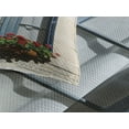 thumbnail image 3 of Ambesonne Urban Quilted Coverlet 3 Pcs, Mediterranean Window, King Size, Blue Grey, 3 of 4