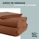 thumbnail image 3 of Juego de Sábanas Matrimoniales The Shop  Microfibra chocolate Matrimonial, 3 of 7