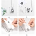 thumbnail image 5 of Teddy Bear Cremation Urn Nekclaces Ashes Jewelry for Men Women Heart Memorial Urn Keepsake Locket Pendant Ash Holder, 5 of 7