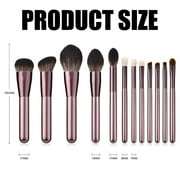 Professional Makeup Brush Set, Foundation Brush With Dome-Shaped Head For Seamless Application, High Density Brush Head Ensures Even Product Distribution, Portable Makeup Brushes