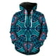 thumbnail image 1 of Sudadera con capucha estilo nacional retro para hombre, estilo hip hop, con cremallera, estampado 3D, unisex, divertida y de gran tamaño, con capucha., 1 of 6