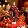 thumbnail image 5 of VAIFTILNO Halloween Themed Birthday Candles, Number Candles 0-9, Numeral Cake Topper with Spider & Web Decor for Halloween Cake Decor (More Styles), 5 of 7